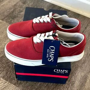 Canvas Lace Up Sneakers . Size: 12 . Chaps . New in Box